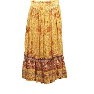 Spell & The Gypsy gold boho skirt - excellent condition size small